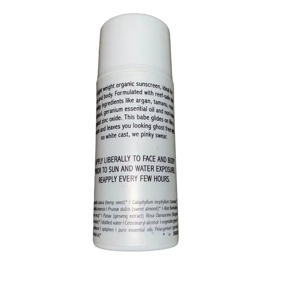 Ibiza Bohemian Reves SPF 30+ Mineral Sunscreen Reef-Safe - Organic 2.7 oz New
